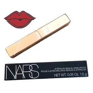 Nars Afterglow Sensual Shine Lipstick Wild Ride 227 Glossy Red Full Size NIB